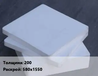 Капролон плита 200 580х1550